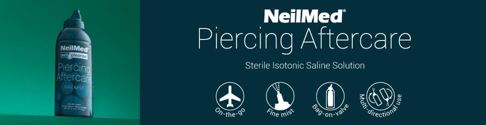 Piercing Aftercare Spray 177 ml Neilmed Cuidado Posterior a Perforaciones