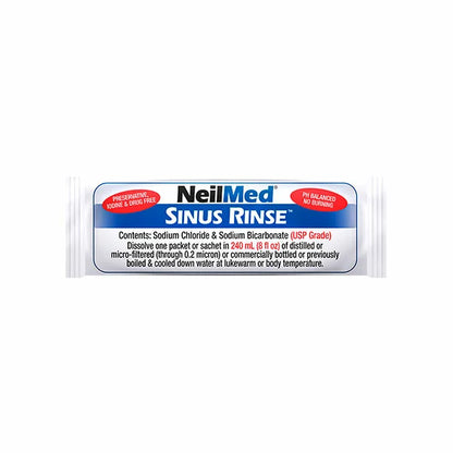 Lavador Nasal Sinus Rinse Kit C/60 Sobres Premezclados 240 ml Neilmed