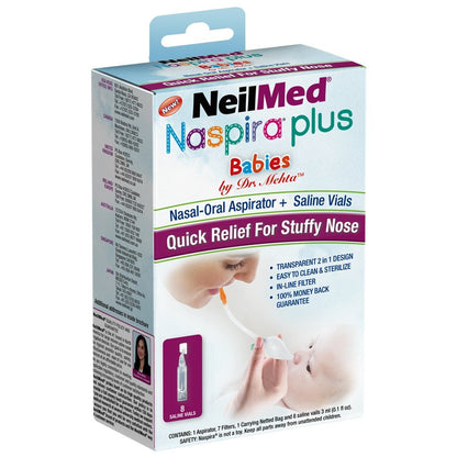 NeilMed Naspira Plus Aspirador Oral para Bebés nasal