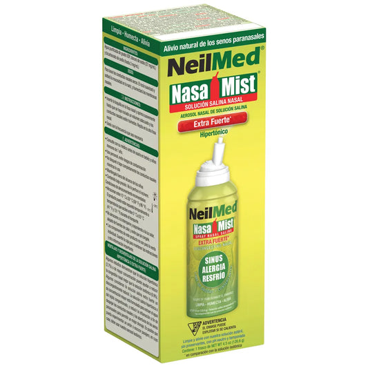 NasaMist Spray Solución Salina Extra Fuerte Hipertonico 125ml Neilmed
